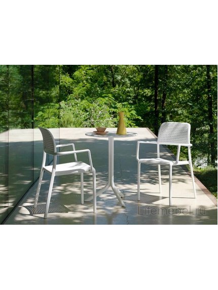 Пластиковый стул Bora белый