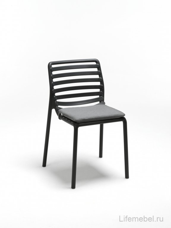 Стул пластиковый Doga Bistrot антрацит