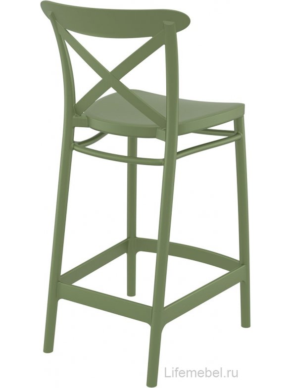 Пластиковый стул Cross оливковый
