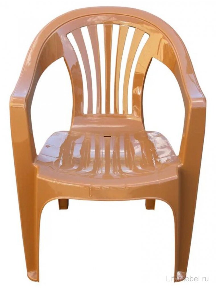 Пластиковый стул Эфес коричневый