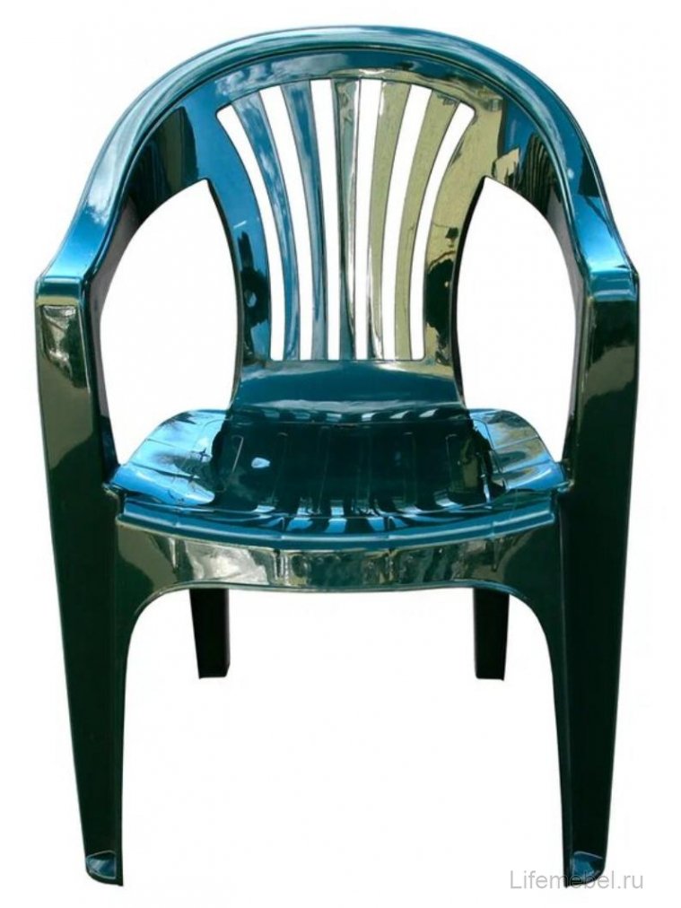 Пластиковый стул Эфес зеленый