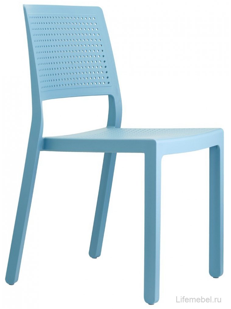 Пластиковый стул Emi голубой