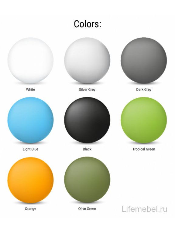 Стул пластиковый Maya оливковый