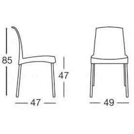 Пластиковый стул Jenny