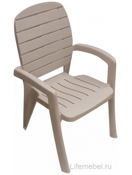 Пластиковый стул Прованс grey серый