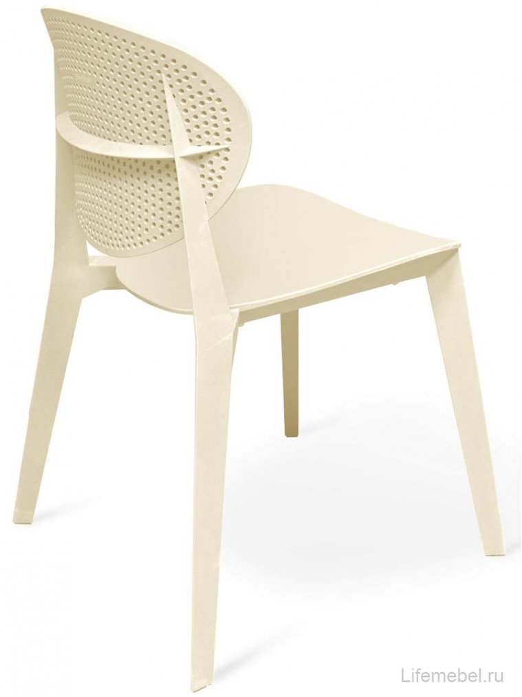 Пластиковый стул Luna бежевый