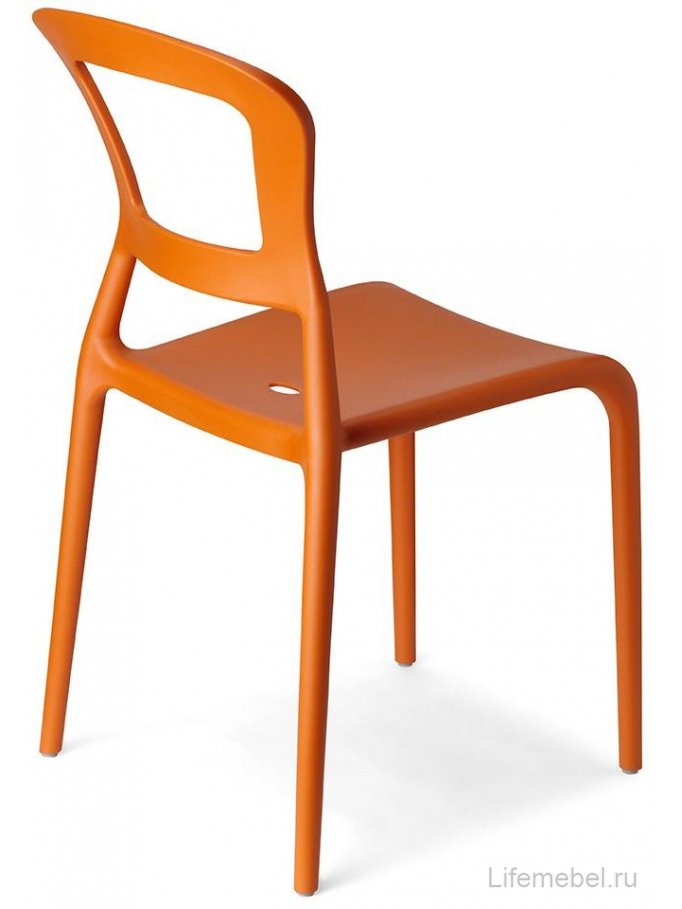 Пластиковый стул Pepper оранжевый