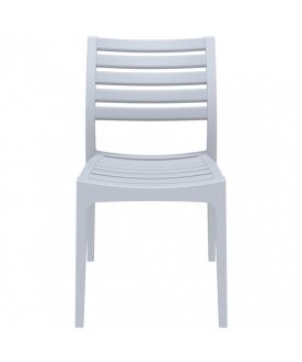 Стул пластиковый Ares серебристый