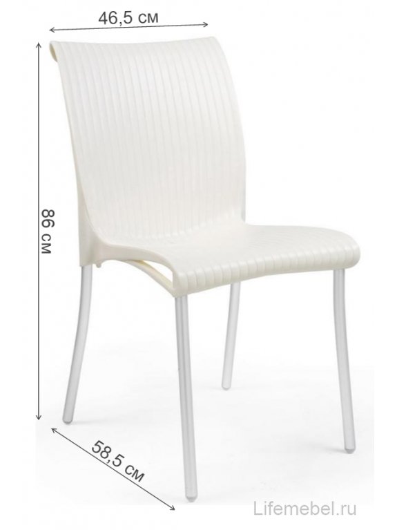 Пластиковый стул Regina белый