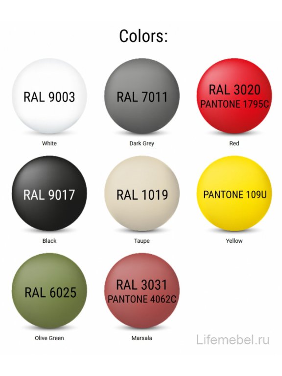 Стул пластиковый Snow темно-серый / темно-серый