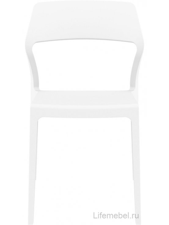 Пластиковый стул Snow белый