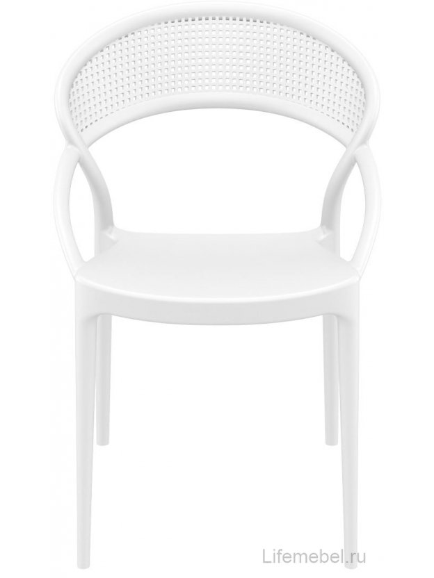 Пластиковый стул Sunset белый кресло
