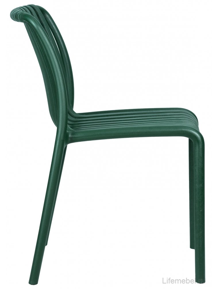 Пластиковый стул Walter темно-зеленый