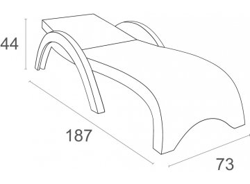 Шезлонг 234/GS1009/1/TAUPE