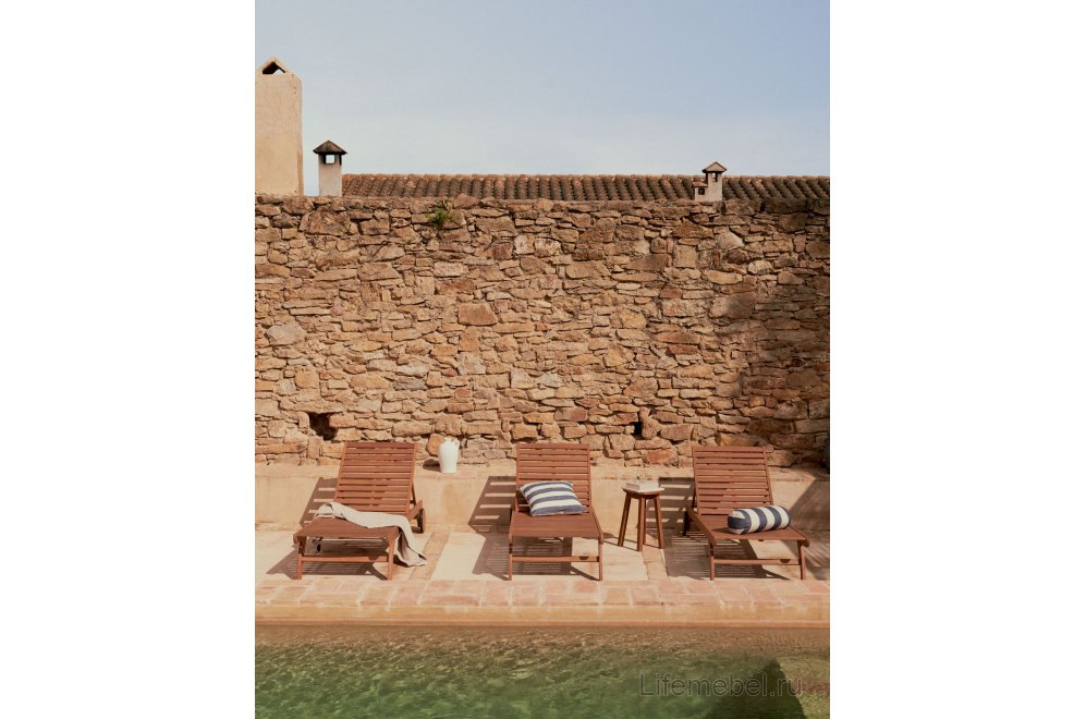 Шезлонг Beila натуральный