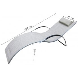 Шезлонг Грация MC-3039GB