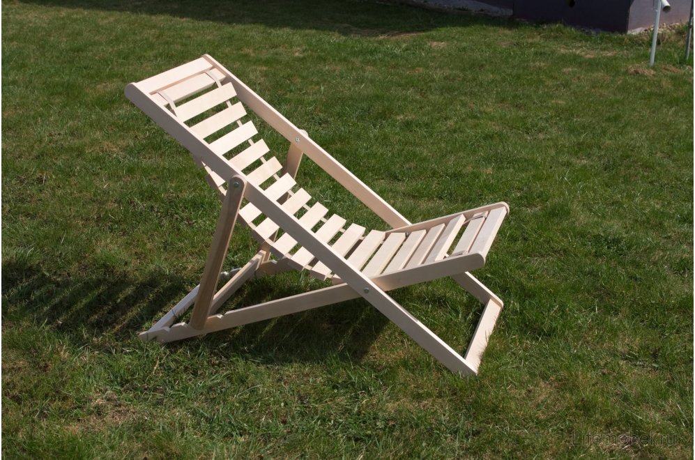 Шезлонг Кампари 45 натуральное дерево