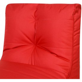 Шезлонг красный
