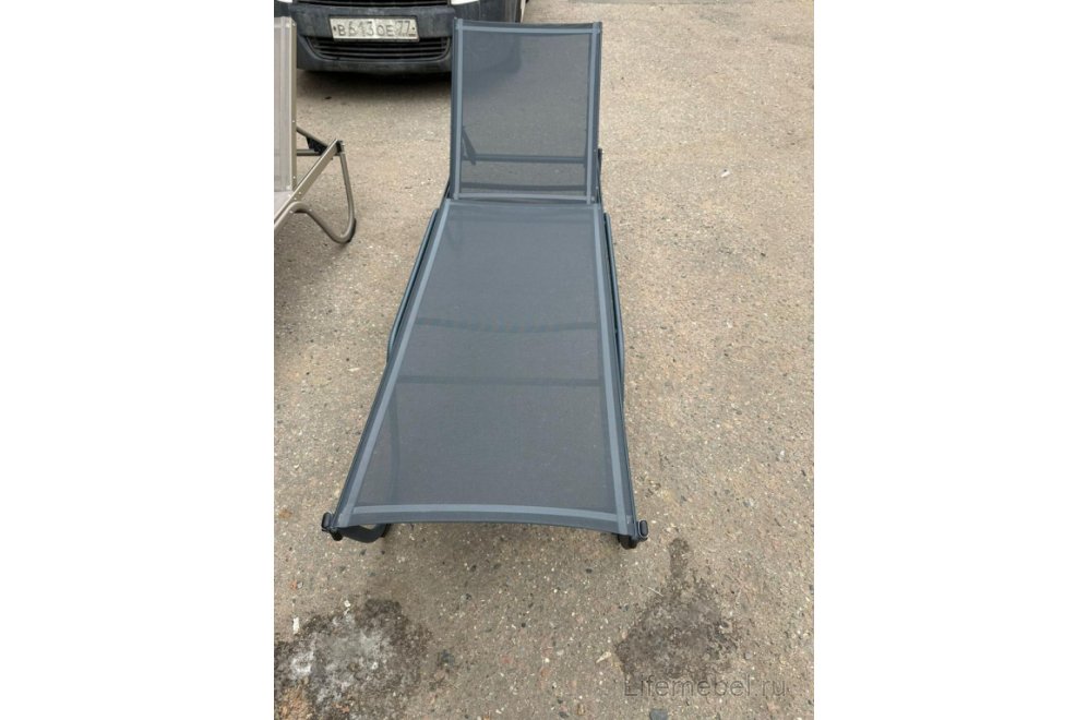 Шезлонг-лежак металлический Ankara антрацит