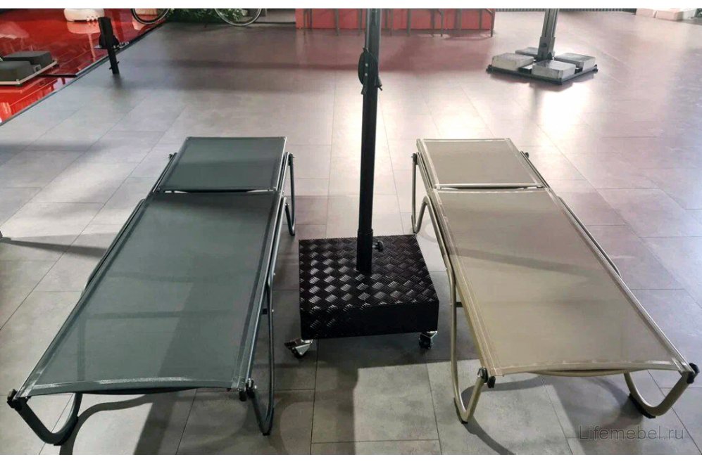 Шезлонг-лежак металлический Ankara SM-02 / 5102