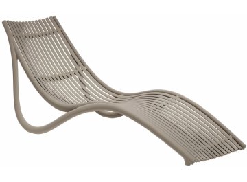 Лежак пластиковый Ibiza Basic тортора