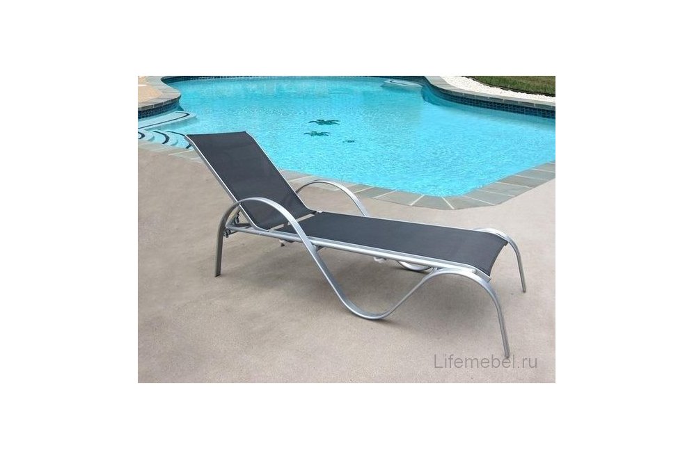 Шезлонг Рио-Люкс MC-3033N/B Black