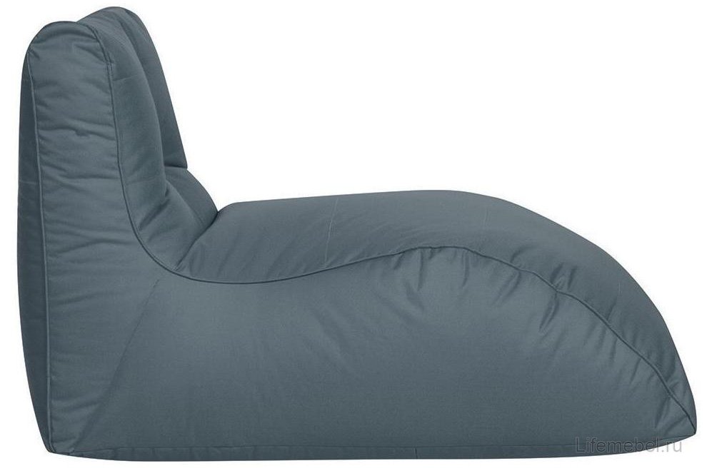 Шезлонг серый