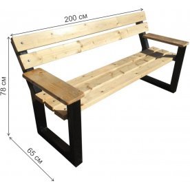 Скамейка Модерн 60 2 м
