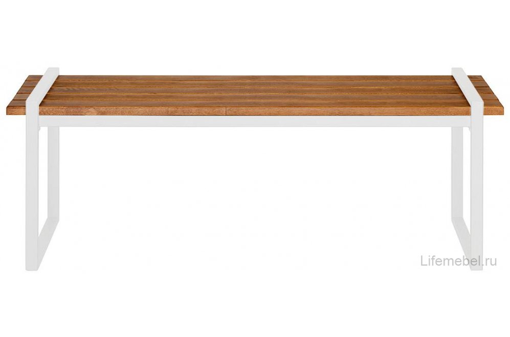 Скамейка Сабу белая