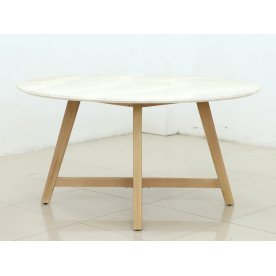 Стол каменный обеденный Mali Ø150 натуральный