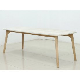 Стол каменный обеденный Mali 225 натуральный