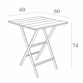 Стол пластиковый Helen Folding Table 60