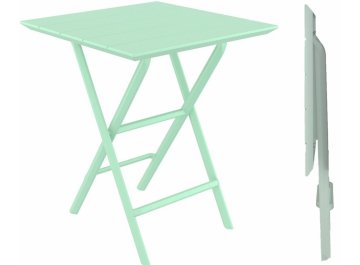 Стол пластиковый складной Helen Folding Table 60 опаловый зеленый