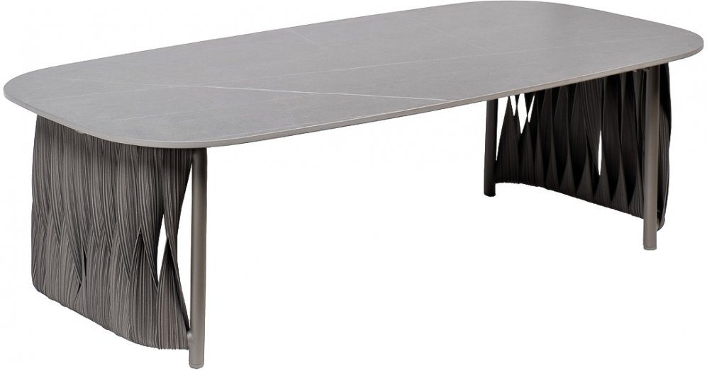 Садовый стол керамичсекий Егел серый