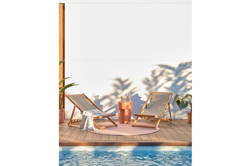 Столик журнальный садовый Vilena терракотовый