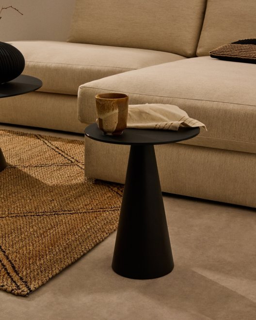 Журнальный столик Wilshire круглый черный