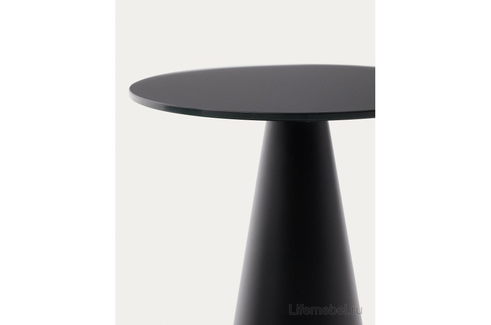 Журнальный столик Wilshire круглый черный