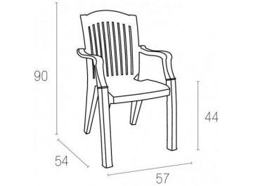 Пластиковое кресло Classic