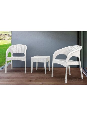 Пластиковое кресло Panama белое