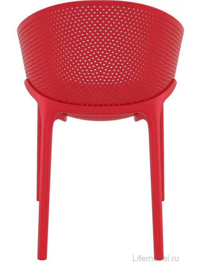Пластиковое кресло Sky красное