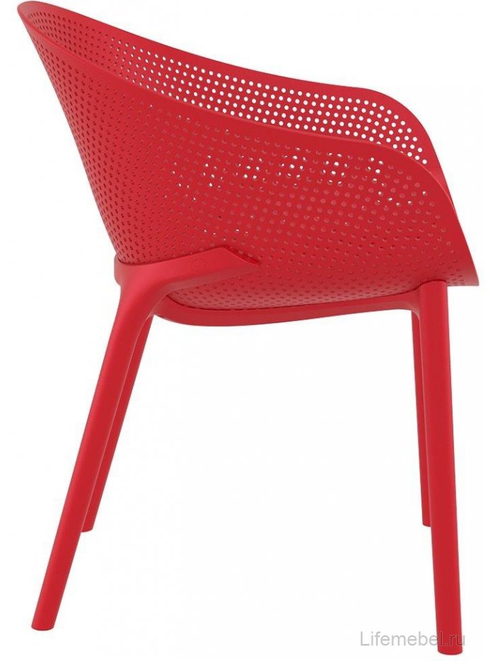 Пластиковое кресло Sky красное