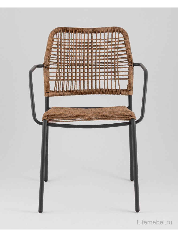 Металлический стул Solaia светло-коричневый