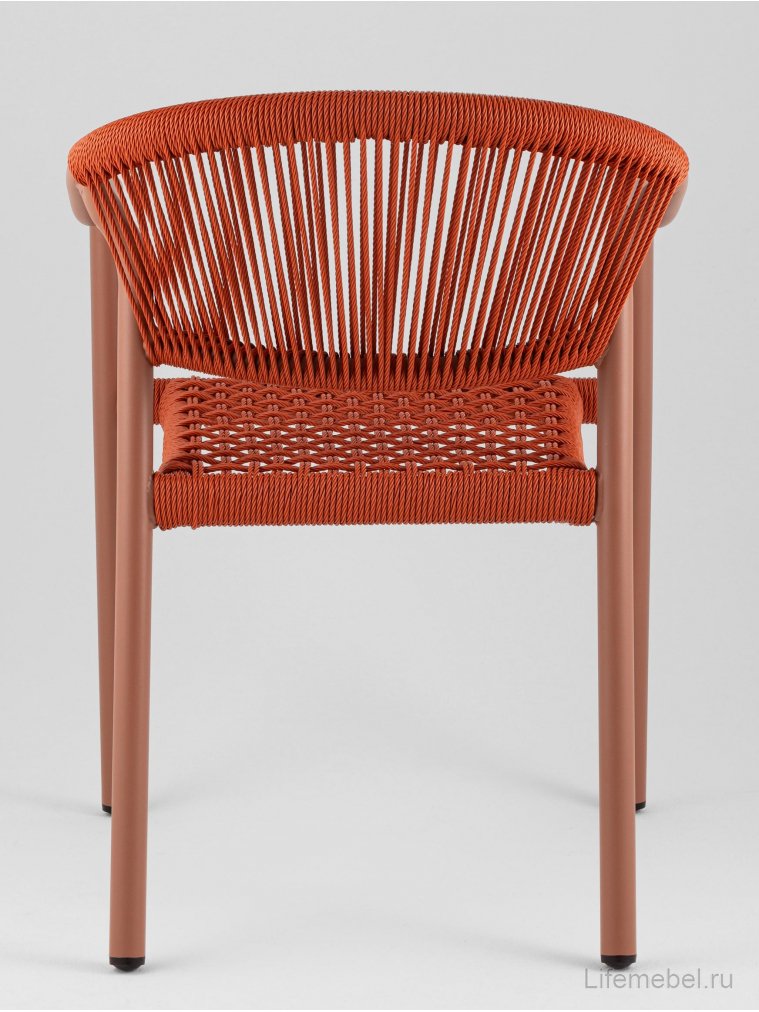 Металлический стул Лиана красный