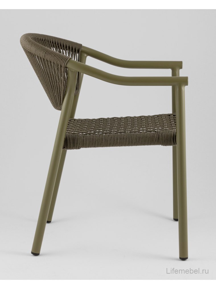 Металлический стул Лиана зелёный