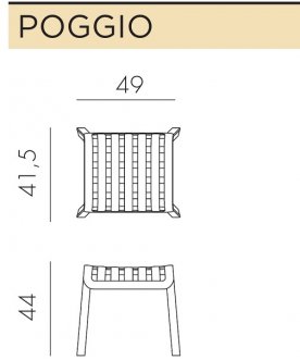 Табурет Poggio