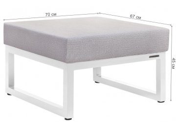 Металлический табурет Санторини