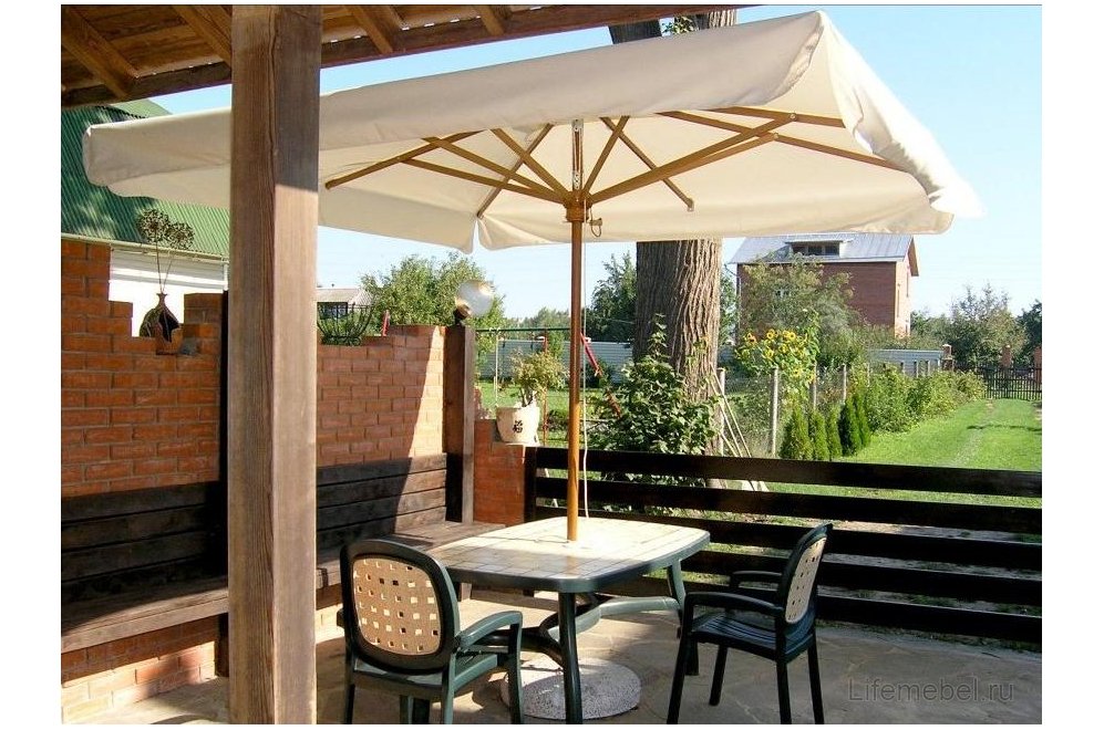 Зонт 091/3040PASA1S слоновая кость / натуральный