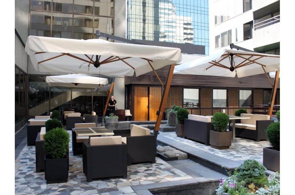 Зонт Palladio Braccio имитация ироко / слоновая кость