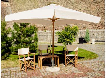 Зонт профессиональный 3х3 м Palladio Standard натуральный / слоновая кость