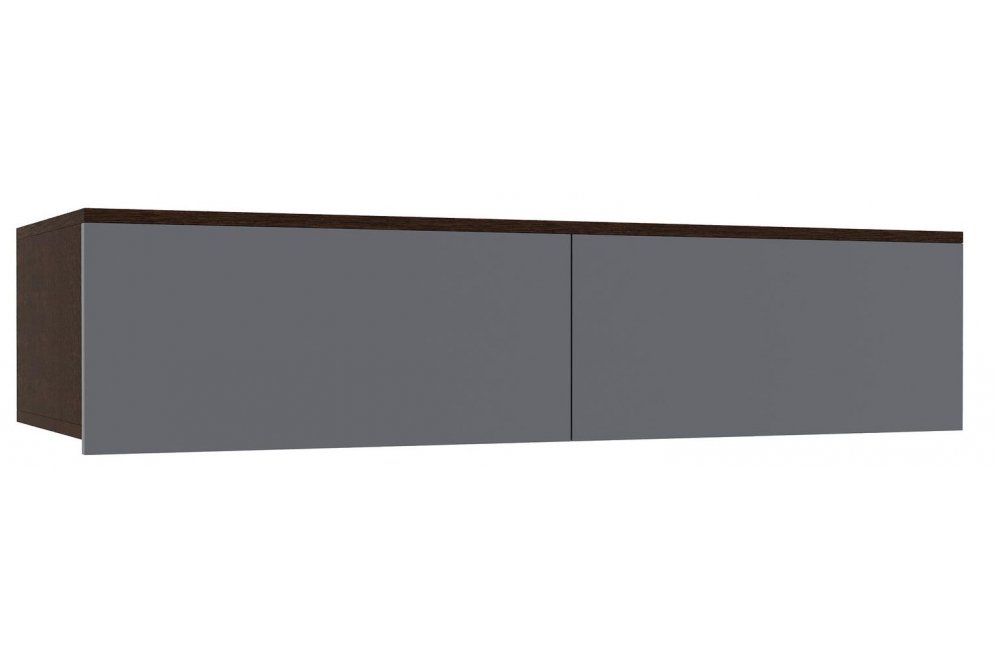 Навесной шкаф Роут венге / графит софт